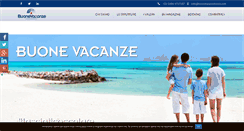 Desktop Screenshot of buonevacanzehotels.com